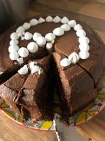 In kleiner Backform als Torte