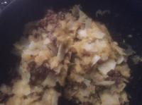 Weißkohl-Kartoffel-Eintopf mit Hackfleisch