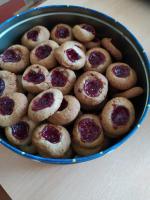 Himbeer Haselnuss Küsse