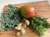 Zutaten Grünkohl-Mango Smoothie