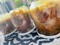 Zucchini Relish mit roten Zwiebeln