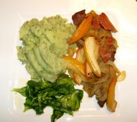 Super einfach, hier mal mit gehackten Kräutern + Berliner Leber.