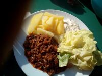 Zusätzlich noch Salat