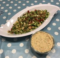 Brokkoli-Salat mit Brokkoli Aufstrich