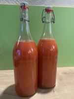 Ergibt bei halber Menge zwei 1 Liter-Flaschen