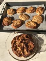 Schneckenkuchen und Scnecken