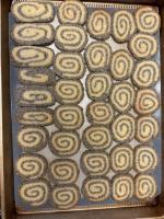 Mohn Schwarz-weiß-Gebäck