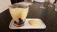 Zabaglione mit Brombeeren