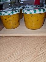 Orangenmarmelde mit Maracuja