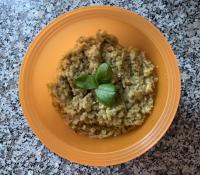 Risotto mit Orangen und Basilikum