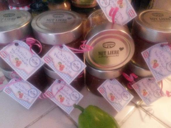 Paprikamarmelade mit Zwiebel