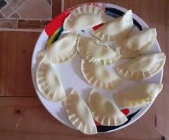 Ravioli mit Rucola - Frischkäse Füllung