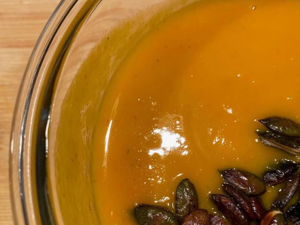 Leckere Kürbissuppe
