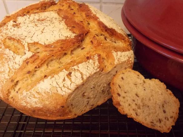 Mischbrot mit Quellstück und frischem Sauerteig
