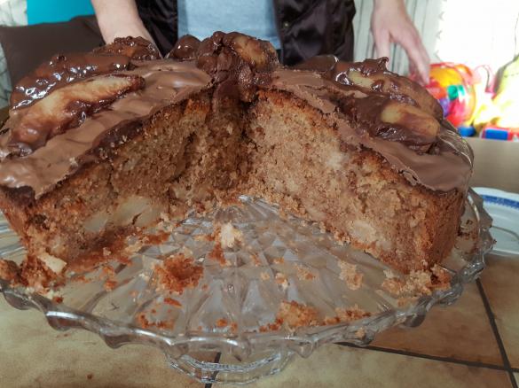 Birnenschokikuchen