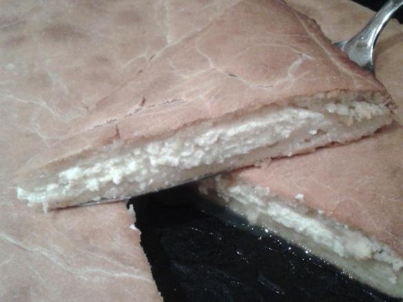 Fladenbrot mit Käsefüllung (Chatschapuri)