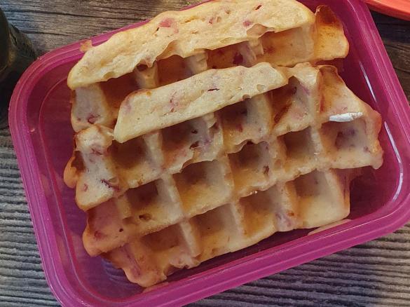 Glücksmixer Herzhafte Proteinwaffeln