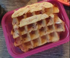 Glücksmixer Herzhafte Proteinwaffeln