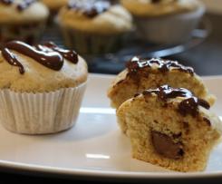 Nougat-Muffins mit Buttermilch