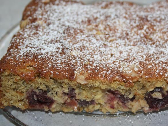 Haferflockenkuchen vom Blech