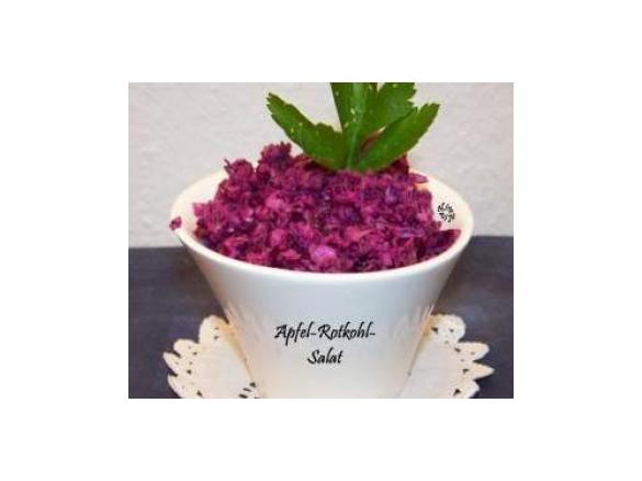 Apfel-Rotkohlsalat