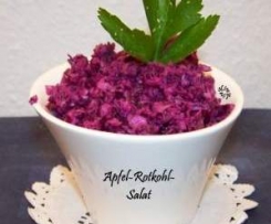 Apfel-Rotkohlsalat