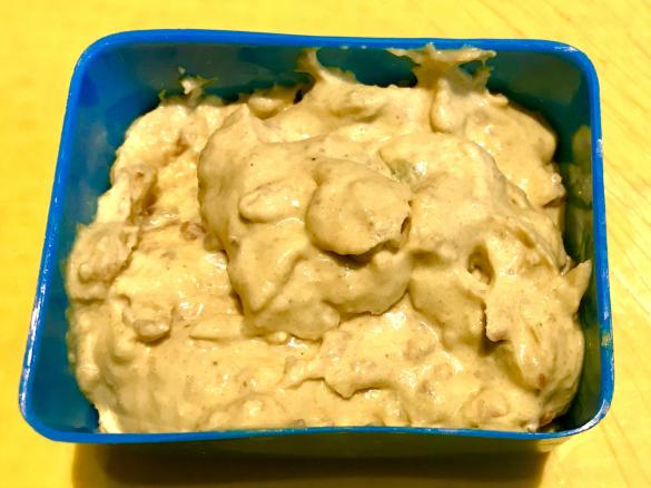 Curry-Datteldip ohne Käse