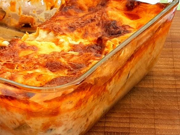 Lasagne vegetarisch, wie beim Italiener