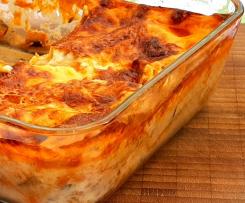 Lasagne vegetarisch, wie beim Italiener