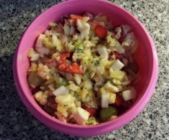 Frischer, sommerlicher Obstsalat