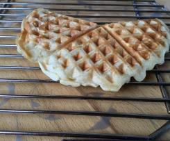 Waffelteig (mit Banane und Öl)