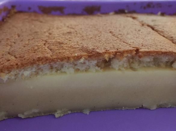 Magischer Pudding-Kuchen - mit Dinkelmehl - saulecker