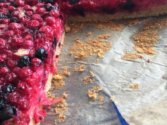 Johannisbeeren Expresskuchen mit Schmand
