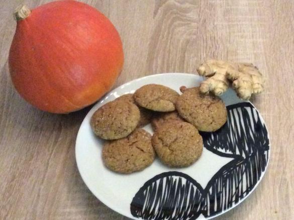 Pumpkin Gingersnap Cookies