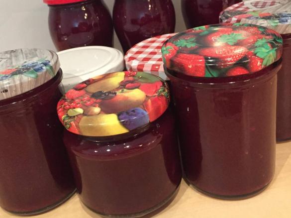 Kirsch-Zitronen-Marmelade mit Amaretto