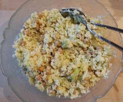 Weisskohlsalat mit Kichererbsen