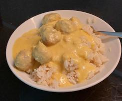 Blumenkohl-Curry mit Reis (TM + Friend)