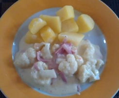 Blumenkohl in Schinken-Käse-Soße *WW Geeignet*