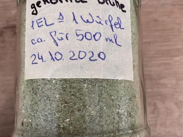 Brühe, trocken - Alternative zu Gemüsepaste