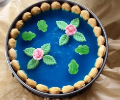 Seerosen-Teich-Torte (Philadelphia-Torte)