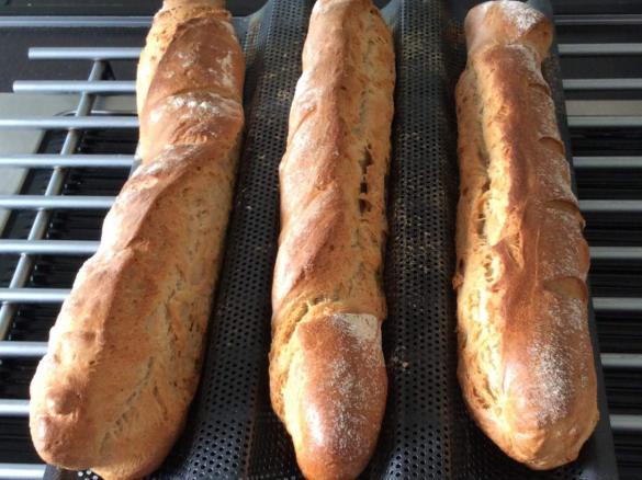 Baguette, kalt gehen lassen