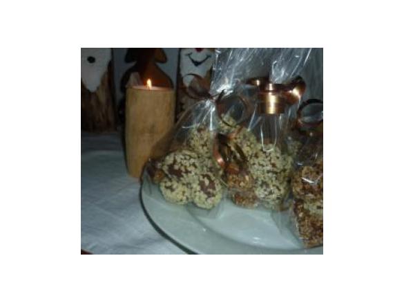 Schoko Sahnetrüffel in knackiger Nusshülle