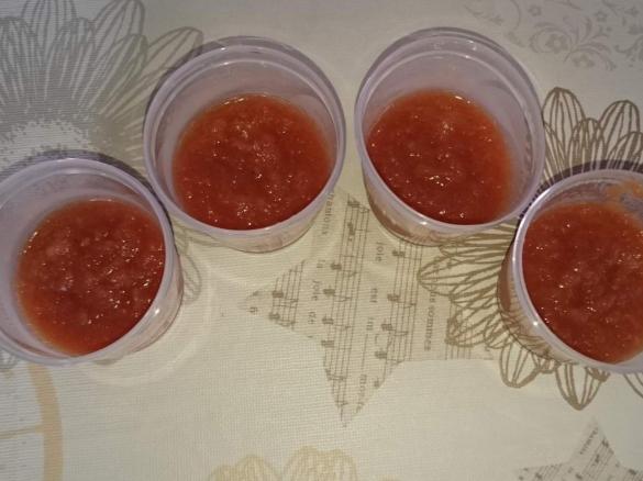 Himbeer Nektarinen Apfel Brei