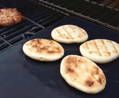 Grillbrot, Grillbeilage, Naan-Brot, Brot vom Grill