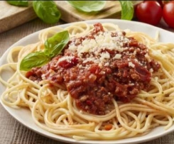 Spaghetti mit Bolognese Soße 