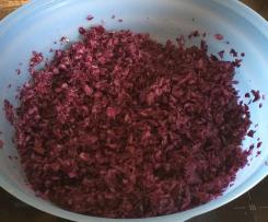 Saftiger Rotkohl Rohkost Salat