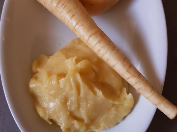 Kartoffelbrei mit Pastinaken