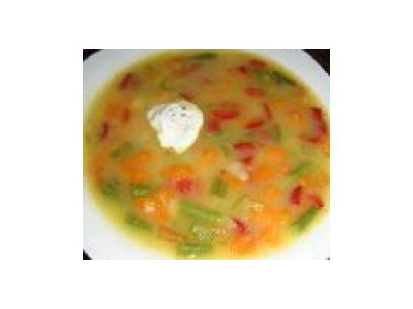 Kartoffelsuppe mit Schmand
