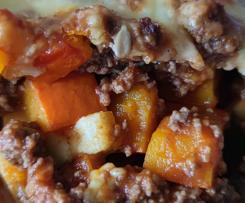 Kürbis-Hack-Auflauf