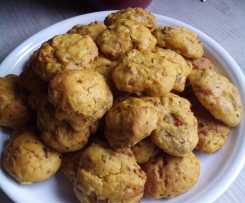 kleine Schinken-Käse Brötchen - Häppchen zum Fußball gucken